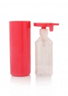 Soft Pembe Şeffaf Akrilik Sıvı Sabunluk 250 ml