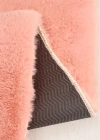 Tavşan Poly Peluş Halı - Rose -Yüksek Kalite-Ekstra Yumuşak - Kaymaz Özel Tabanlı - Özel Ölçü