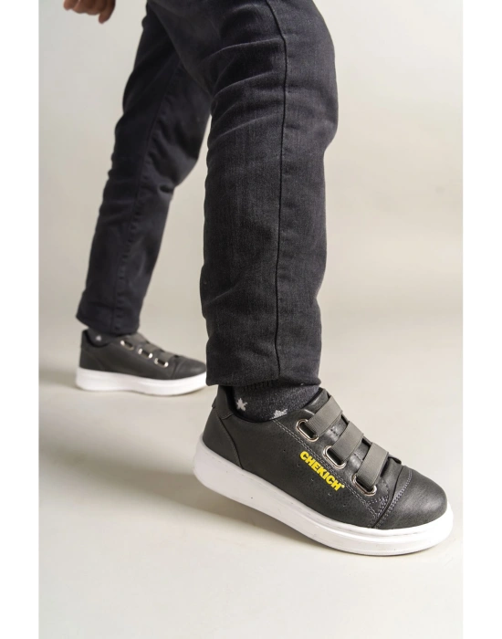 1007 - Montana Çocuk Ayakkabı ANTRASIT