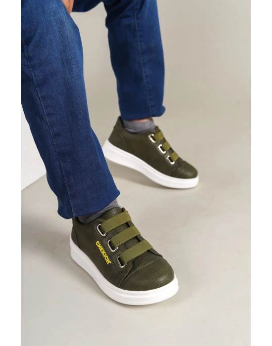 1007 - Montana Çocuk Ayakkabı HAKI