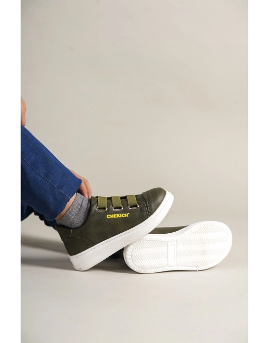 1007 - Montana Çocuk Ayakkabı HAKI