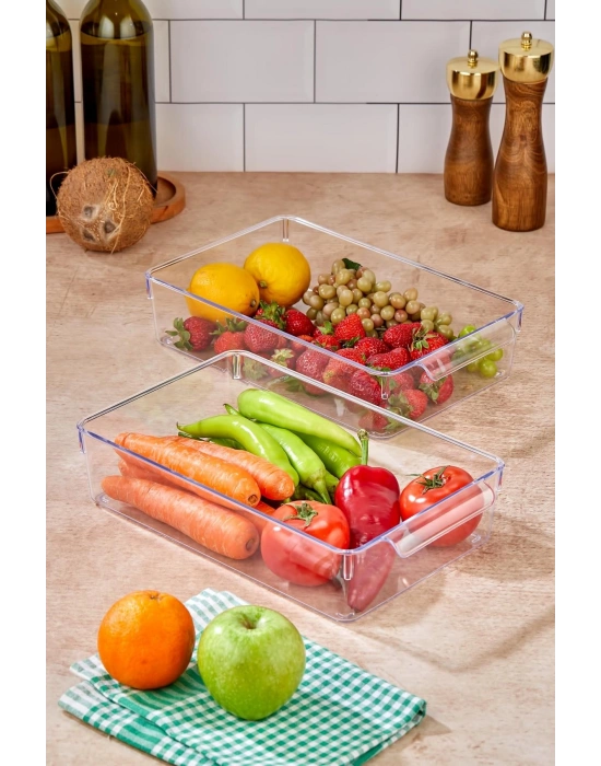 2 Li Buzdolabı Organizeri & Buzdolabı Düzenleyici 3 lt