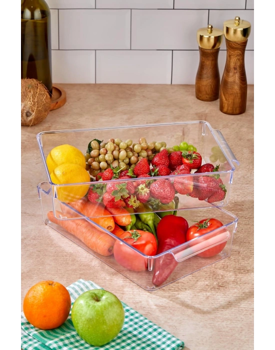 2 Li Buzdolabı Organizeri & Buzdolabı Düzenleyici 3 lt