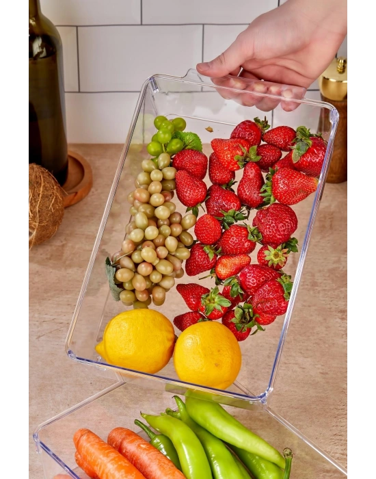 2 Li Buzdolabı Organizeri & Buzdolabı Düzenleyici 3 lt