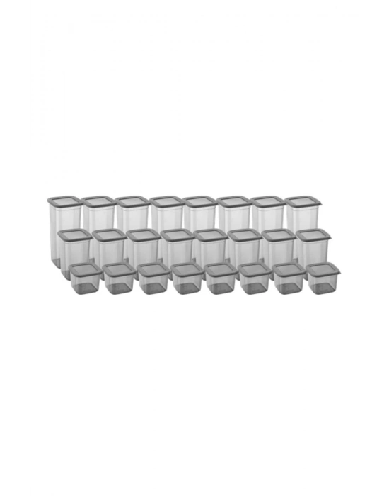 24lü 3 Boy Kavanoz Seti & Saklama Kabı & Erzak Kabı 8x650/1300/1900 Ml (40 Lı Etiket Hediyeli)