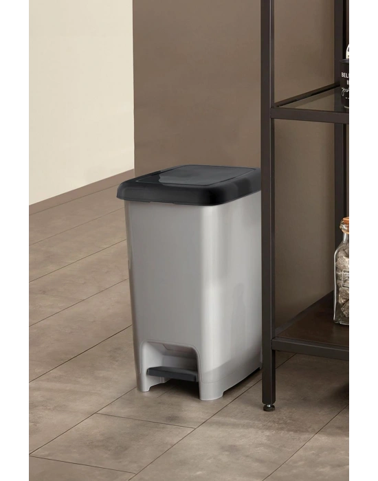 25 Litre Basmalı Çöp Kovası