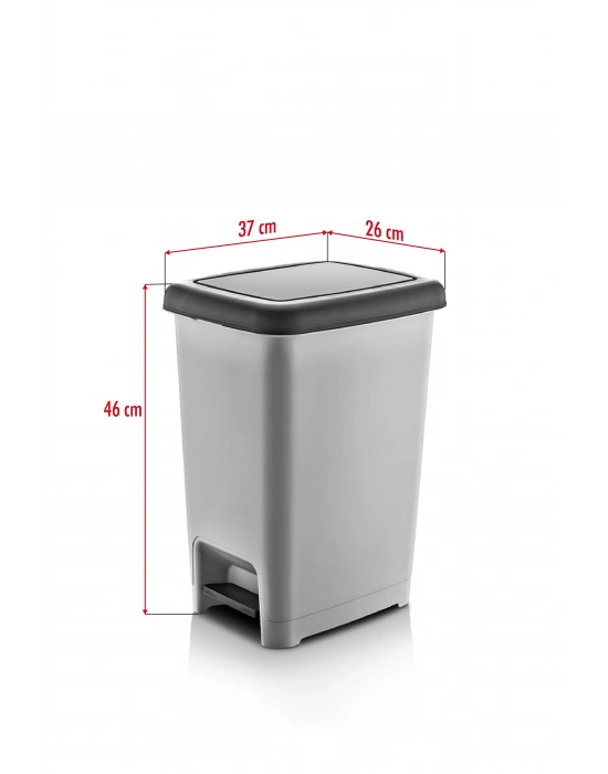 25 Litre Basmalı Çöp Kovası