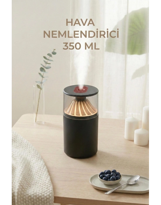 350 ml LED Işıklı Hava Nemlendirici & Modern Oda Kokusu Difüzörü