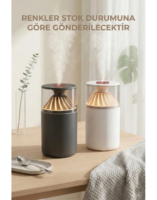 350 ml LED Işıklı Hava Nemlendirici & Modern Oda Kokusu Difüzörü