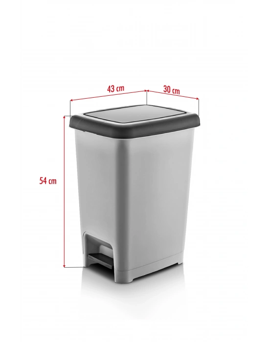40 Litre Basmalı Çöp Kovası