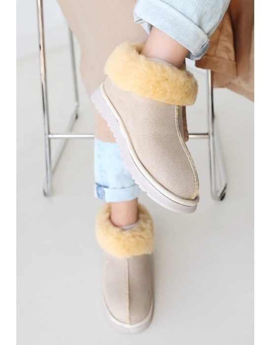 Abby Bej Süet Kadın Bot