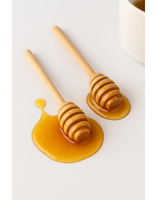 Ahşap Bal Kaşığı Seti 2’li 16,5 cm