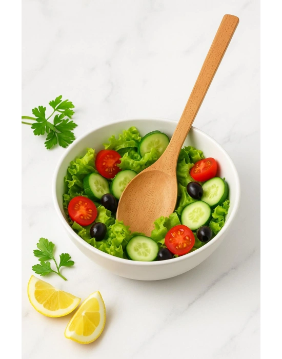 Ahşap Yemek Hazırlık Kaşığı 27 cm
