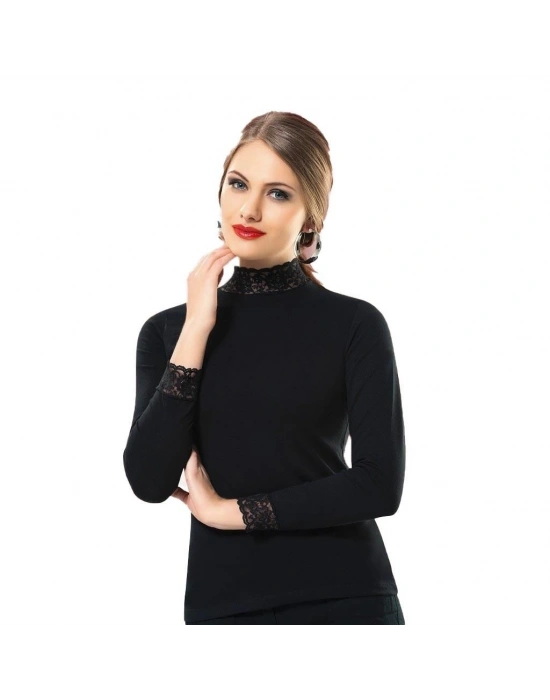 ANIT DANTELLİ UZUN KOL T-SHİRT 2936