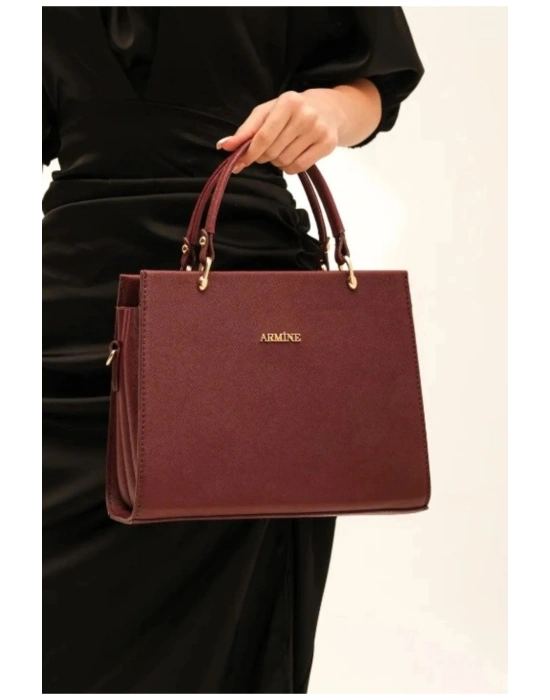 Armine 355 Bordo Kadın Omuz Çantası