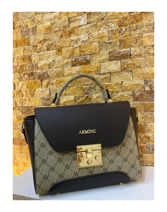 Armine 378 Vizon Noktalı Omuz Çantası
