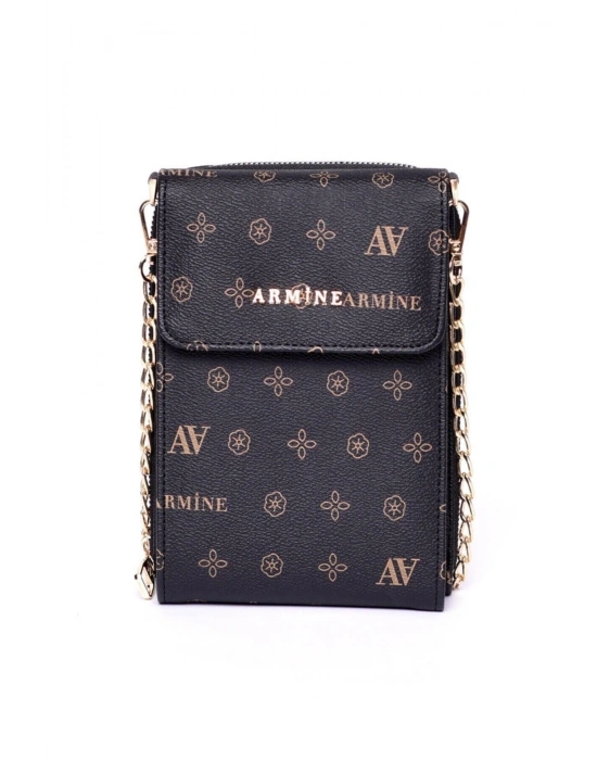 Armine Çanta 266 Siyah Baskılı TYC00407212638