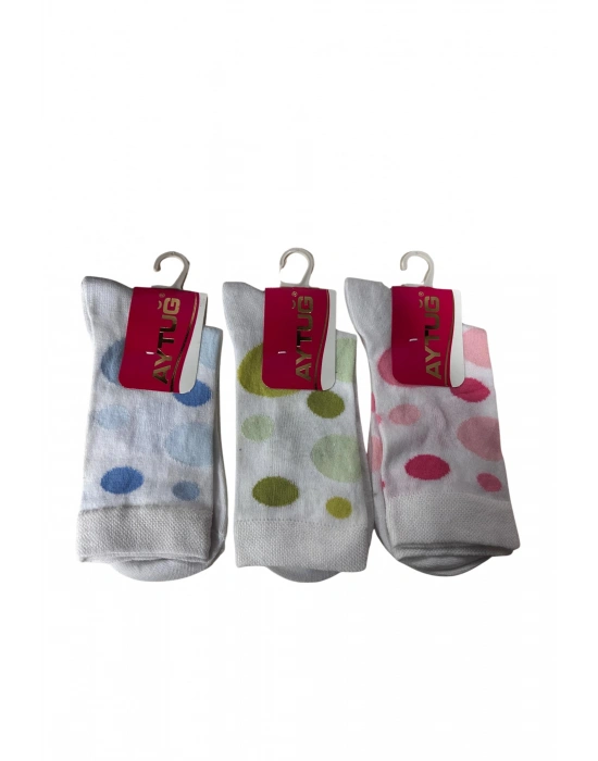 Aytuğ Puanlı Bayan Soket Çorabı 3 ADET 30317