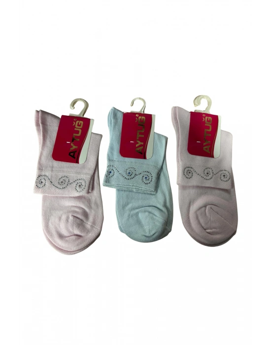 Aytuğ Taşlı Bayan Soket Çorabı 30320