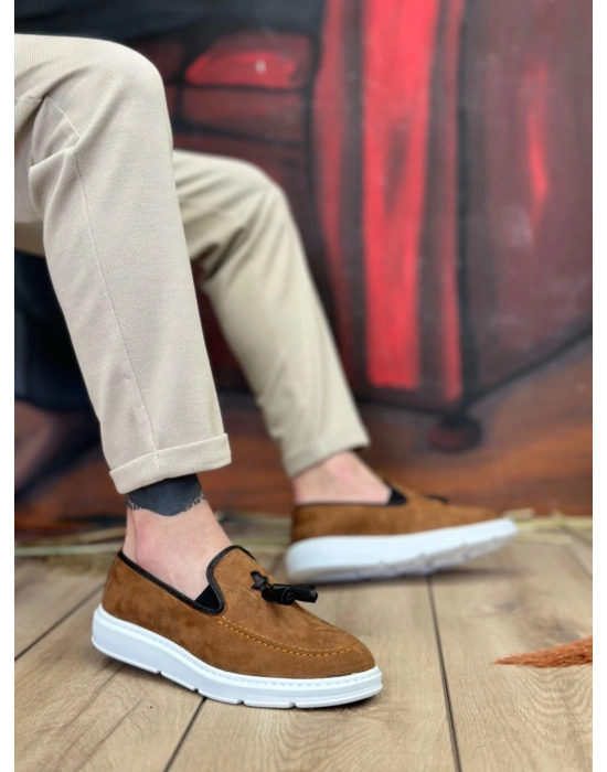 Ba0005 Bağcıksız Yüksek Taban Klasik Püsküllü Corcik Erkek Ayakkabı Erkek Klasik Ayakkabı