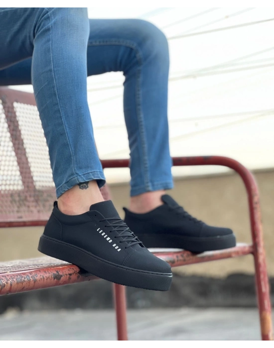 Ba0104 Bağcıklı Nubuk Siyah Spor Klasik Erkek Ayakkabı Erkek Klasik Ayakkabı