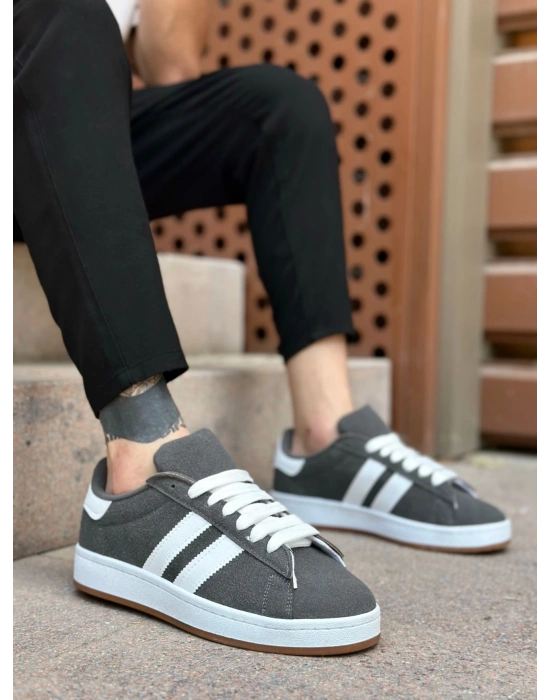 Ba0235 Boa İki Çizgili Füme Erkek Erkek Günlük Ayakkabı