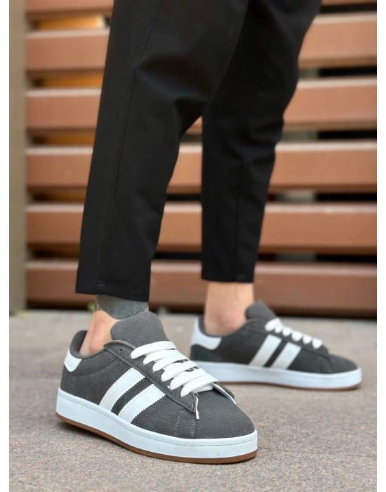 Ba0235 Boa İki Çizgili Füme Erkek Erkek Günlük Ayakkabı