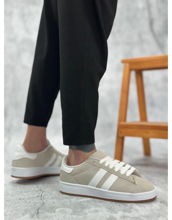 Ba0235 Boa İki Çizgili Taş Gri Erkek Erkek Günlük Ayakkabı