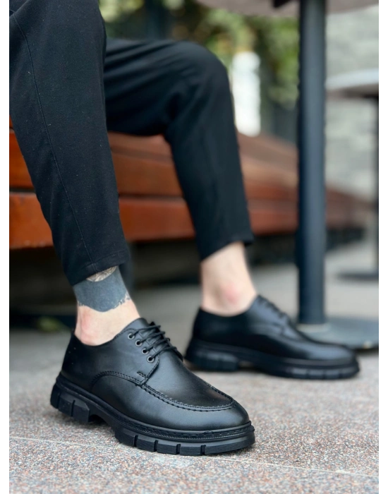 BA0237 Bağcıklı Klasik Yüksek Taban Casual Erkek Ayakkabı