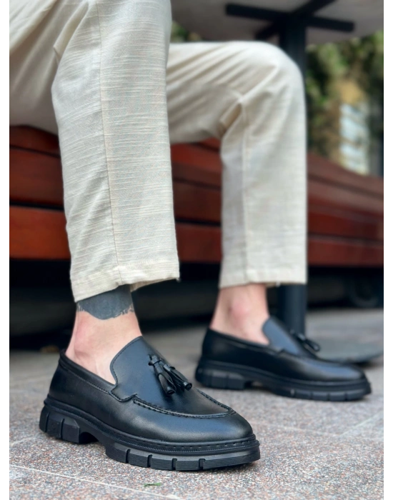 Ba0240 Püsküllü Cilt Klasik Yüksek Taban Casual Erkek Ayakkabı Erkek Klasik Ayakkabı