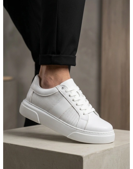 BA0247 Erkek Sneaker Günlük Casual Spor Ayakkabı Beyaz