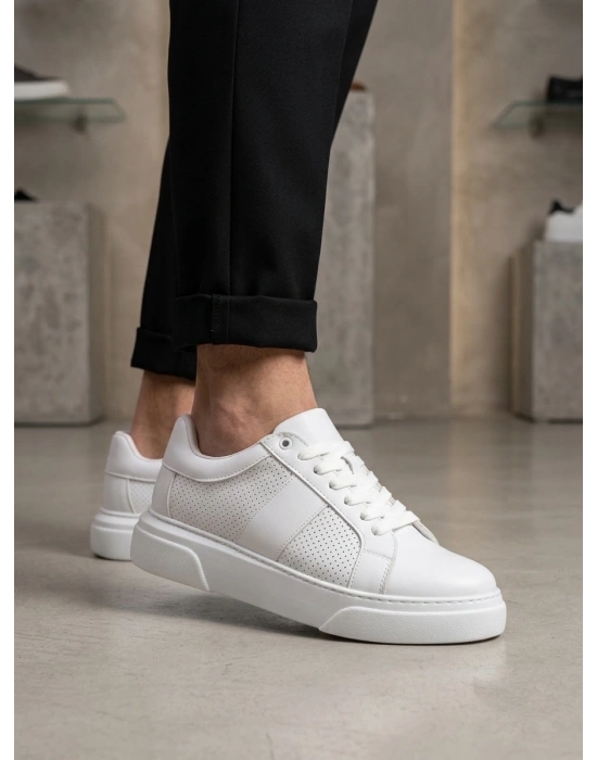 BA0247 Erkek Sneaker Günlük Casual Spor Ayakkabı Beyaz