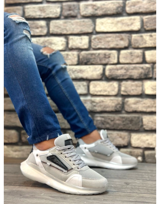 Ba0313 Balon Taban Rahat Casual Gri Erkek Ayakkabısı Erkek Günlük Ayakkabı