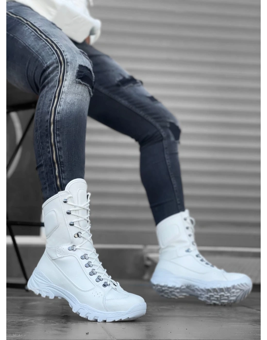 BA0605 Bağcıklı Beyaz Askeri Postal Bot