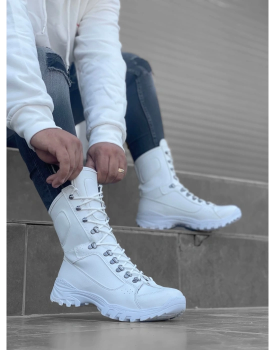 BA0605 Bağcıklı Beyaz Askeri Postal Bot