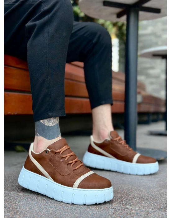 Ba0666 Boa Taba Yüksek Taban Erkek Erkek Günlük Ayakkabı