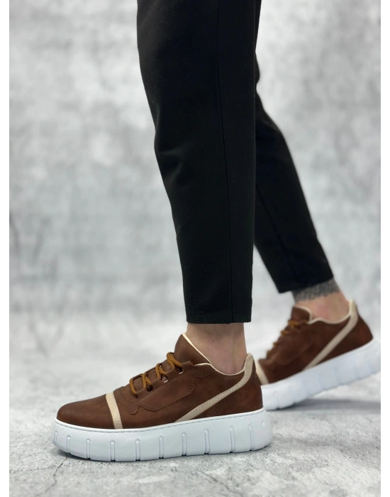 Ba0666 Boa Taba Yüksek Taban Erkek Erkek Günlük Ayakkabı