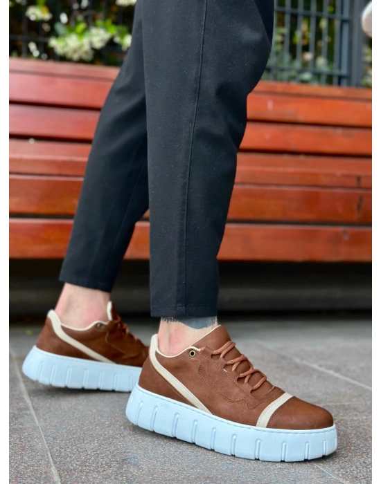 Ba0666 Boa Taba Yüksek Taban Erkek Erkek Günlük Ayakkabı