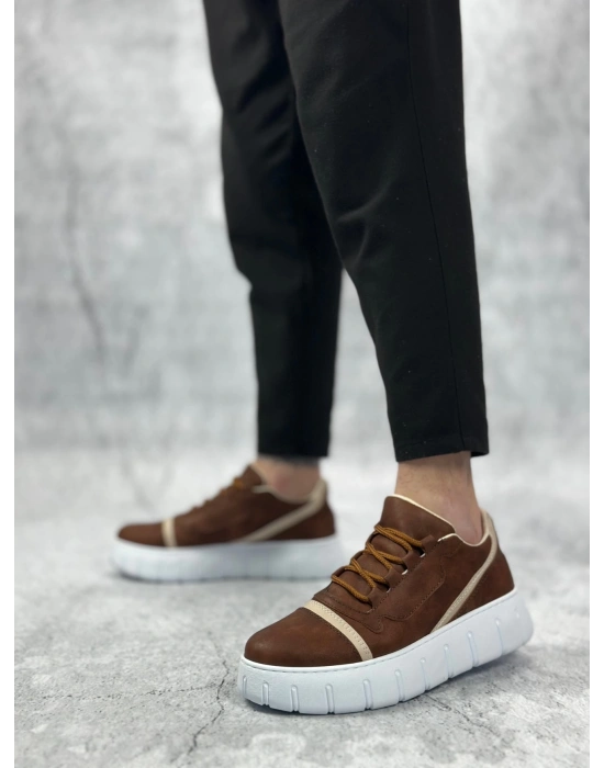 Ba0666 Boa Taba Yüksek Taban Erkek Erkek Günlük Ayakkabı