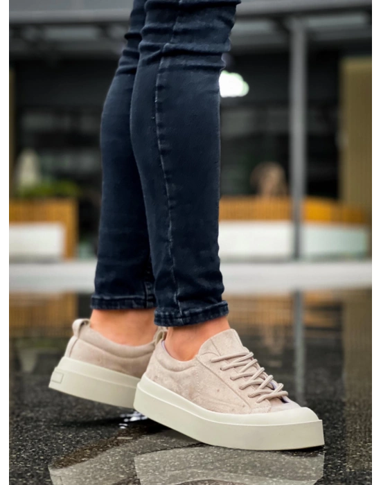 BA500 BOA Özel Termo Taban Krem Casual Erkek Ayakkabı