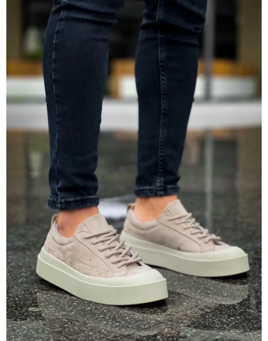 BA500 BOA Özel Termo Taban Krem Casual Erkek Ayakkabı