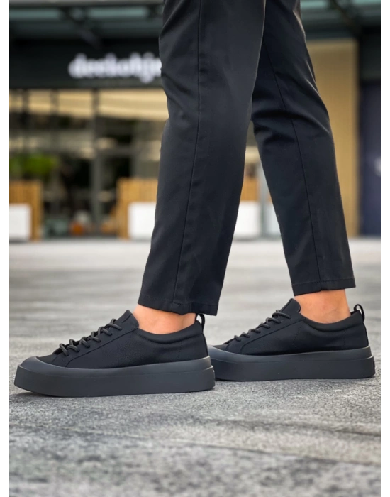 BA500 BOA Özel Termo Taban Siyah Renk Casual Erkek Ayakkabı