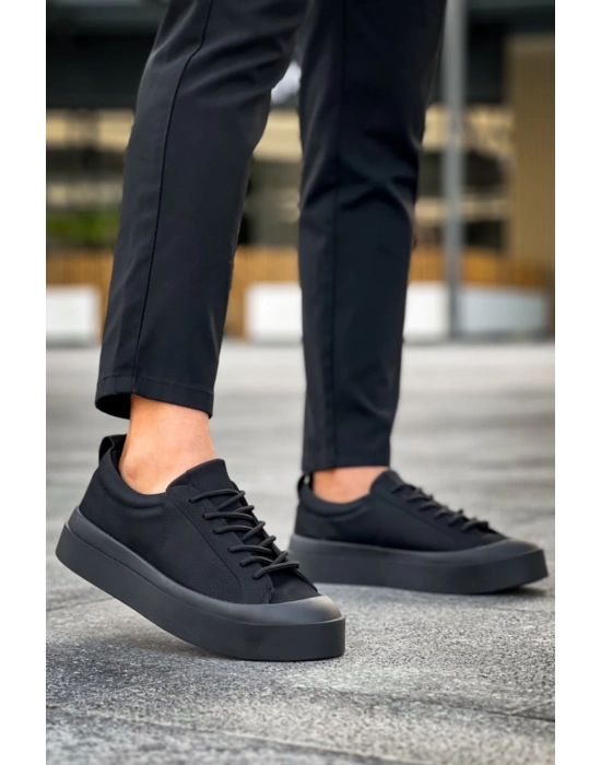 BA500 BOA Özel Termo Taban Siyah Renk Casual Erkek Ayakkabı