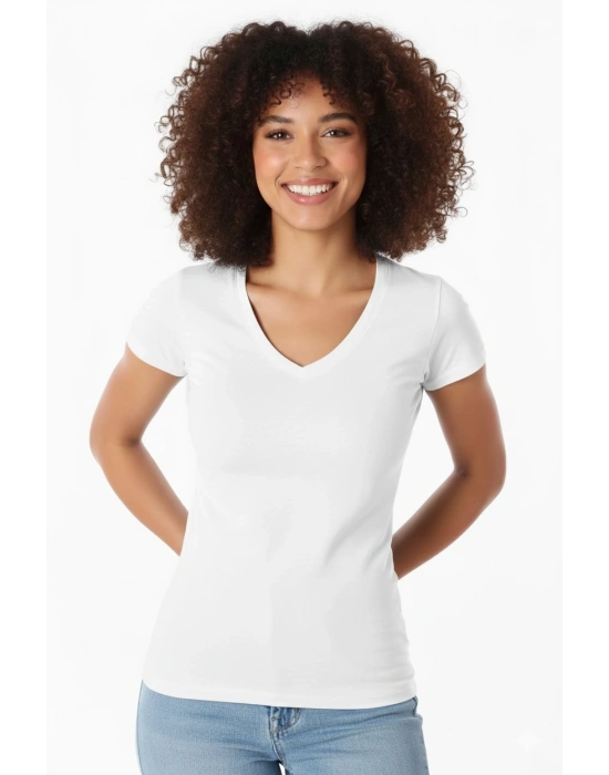 Berrak Bayan Kısa V Yaka 2132