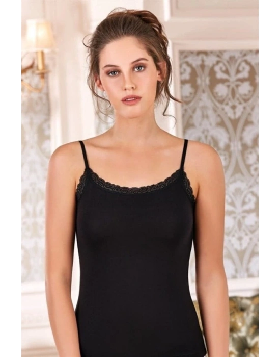 Berrak Kadın Dantelli İp Askılı Atlet 2042