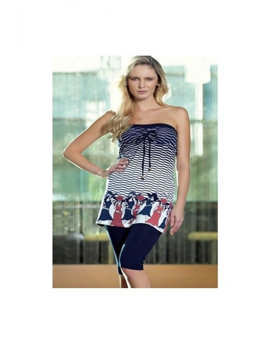 Berrak kadın Taytlı pano desenli takım