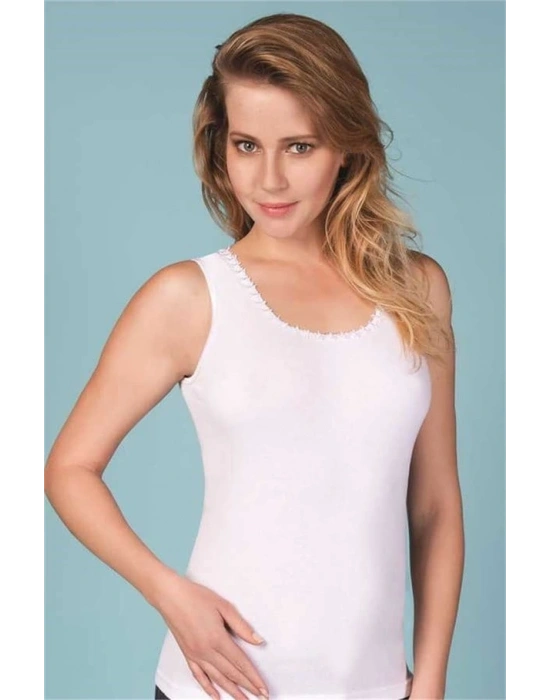 Berrak Papatyalı Ribana Geniş Askı Kadın Atleti 2020