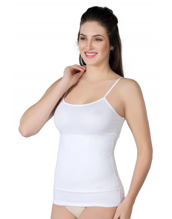 BEYAZ MI Emay 1401 Modal Cotton Kadın Atlet Korse