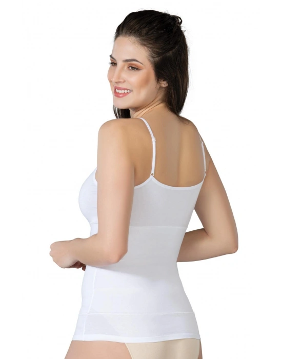 BEYAZ MI Emay 1401 Modal Cotton Kadın Atlet Korse