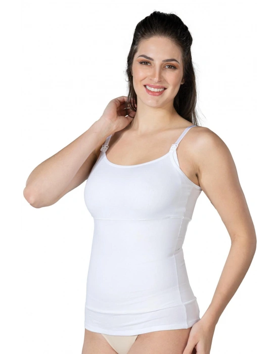 BEYAZ MI Emay 1402 Modal Cotton Emzirme Atlet Korse